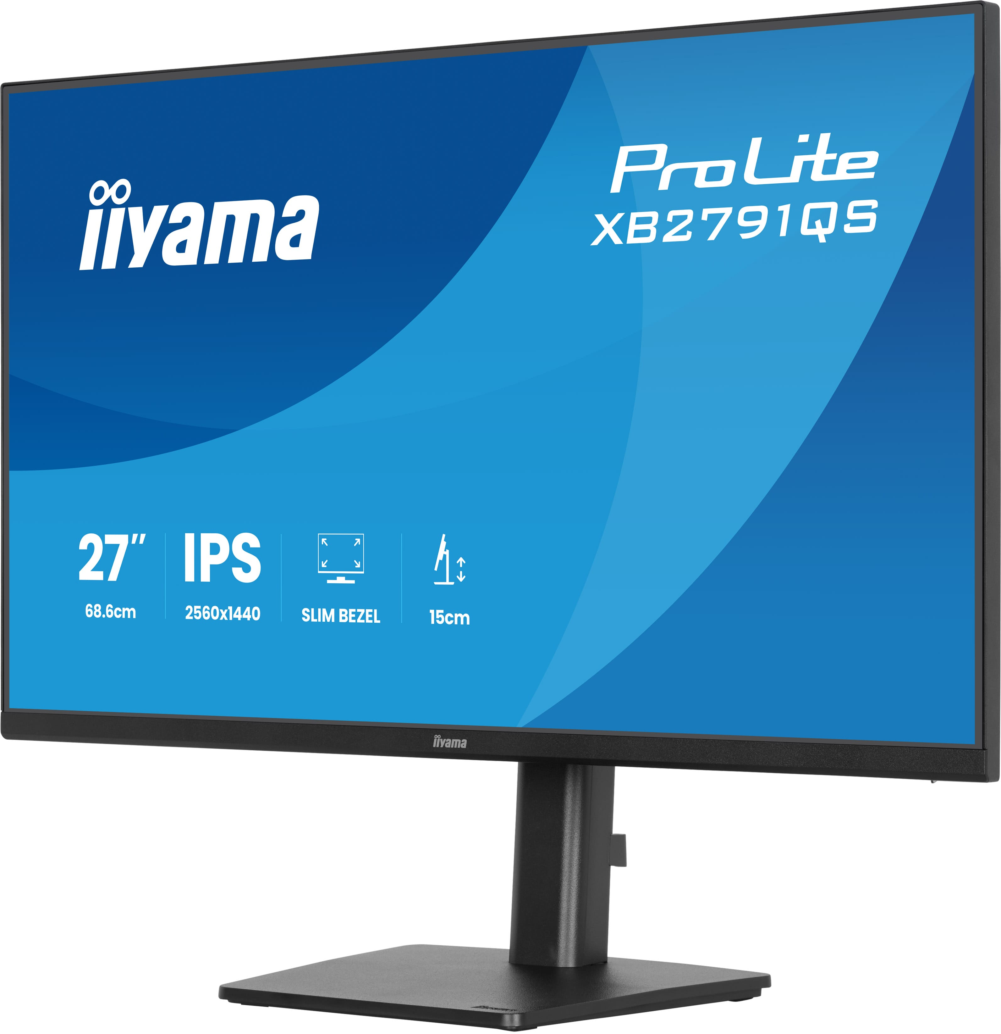 iiyama ProLite XB2791QS-B1 computer monitor 68.6 cm (27) 2560 x 1440 pixels Quad HD LED Black