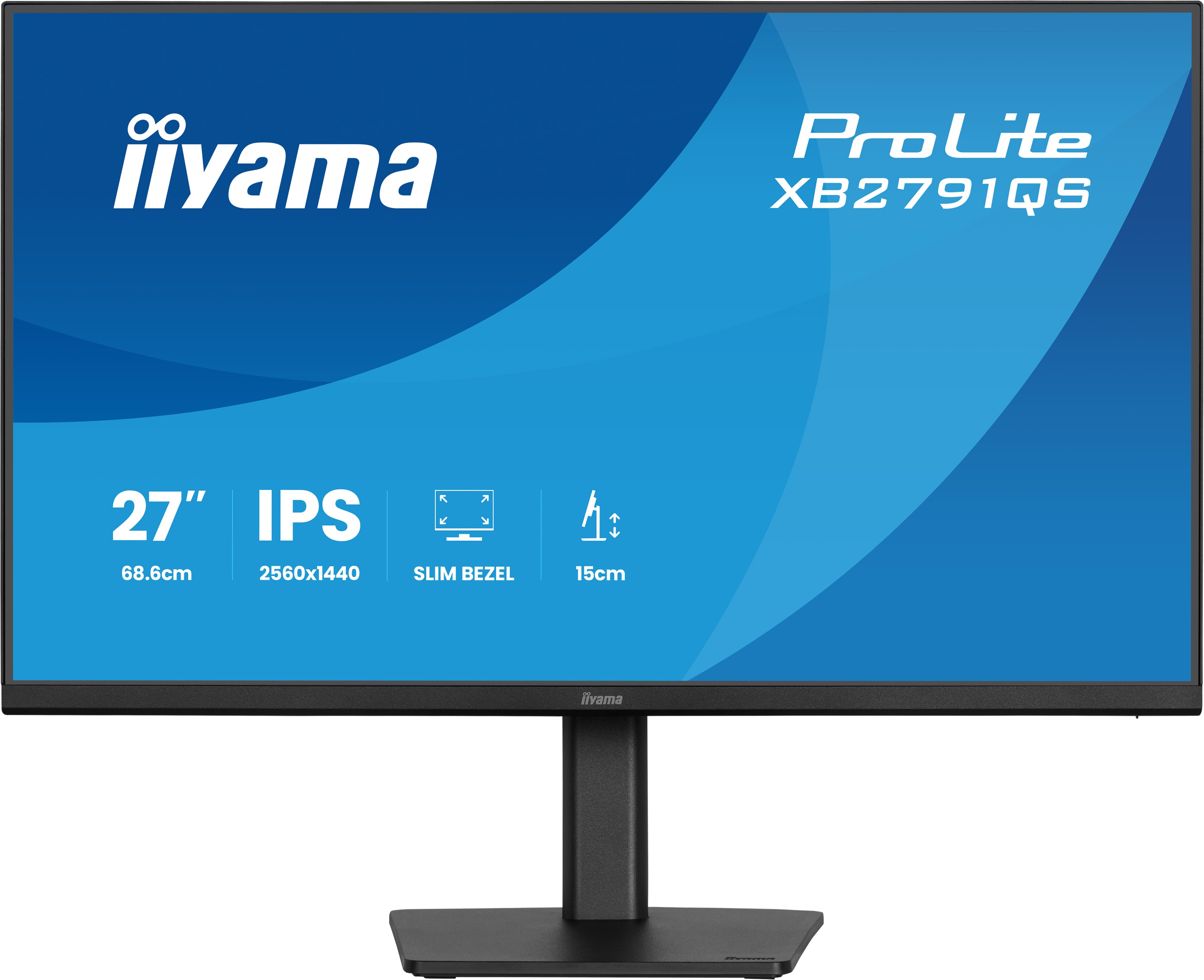 iiyama ProLite XB2791QS-B1 computer monitor 68.6 cm (27) 2560 x 1440 pixels Quad HD LED Black