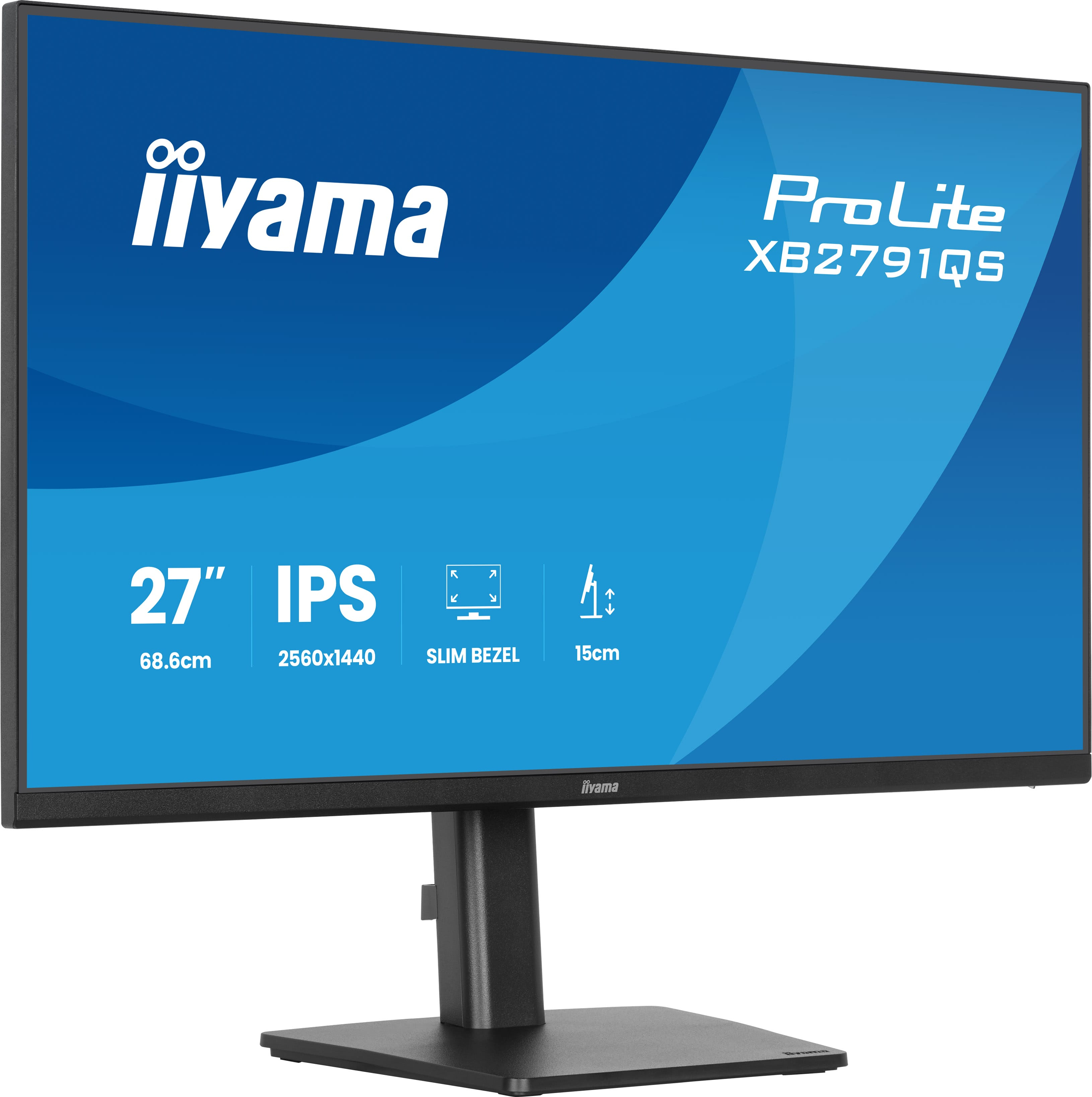 iiyama ProLite XB2791QS-B1 computer monitor 68.6 cm (27) 2560 x 1440 pixels Quad HD LED Black