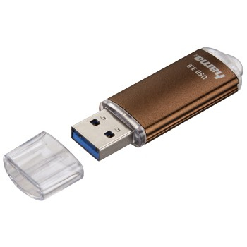 Hama Laeta, 32GB unidad flash USB USB tipo A 3.2 Gen 1 (3.1 Gen 1) Marr�n
