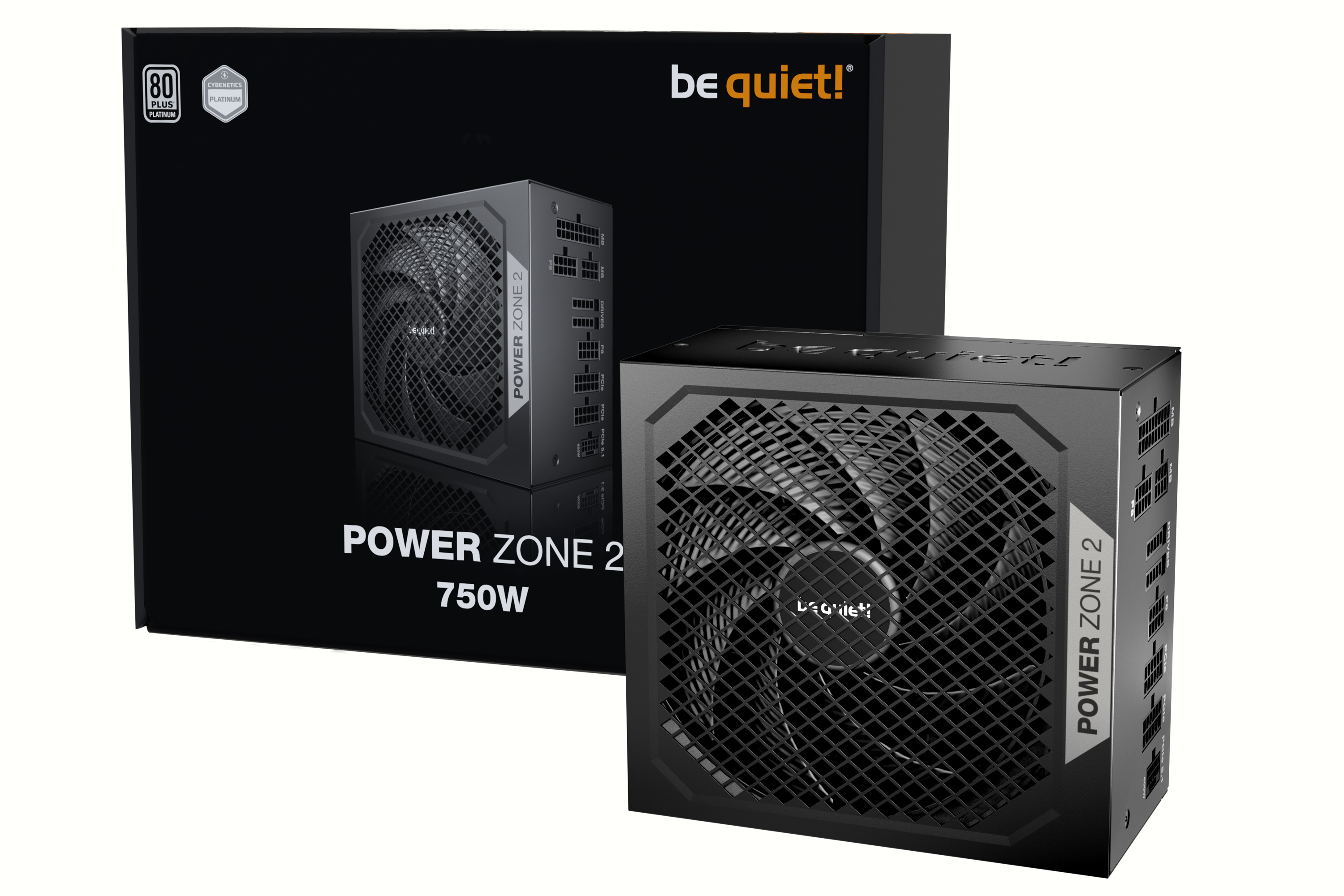 be quiet! POWER ZONE 2 750W unidad de fuente de alimentaci�n 20+4 pin ATX ATX Negro