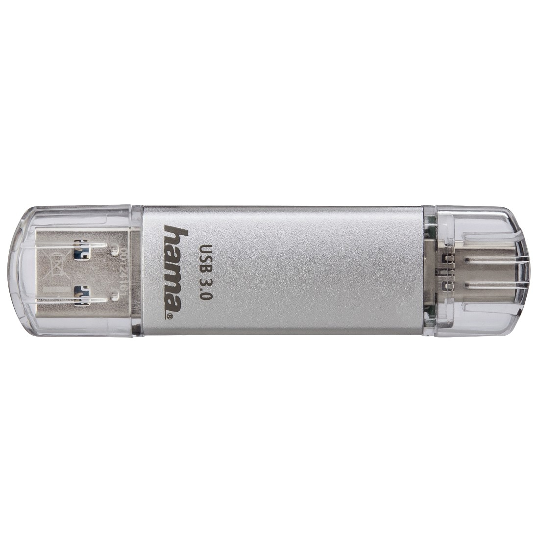 Hama C-Laeta unit flash USB 16 GB USB Type-A / USB Type-C 3.2 Gen 1 (3.1 Gen 1) Argento