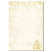 Sigel DP083 - Geschenkpapier - Gelb - Abbildung - Papier - Weihnachten - 90 g/m
