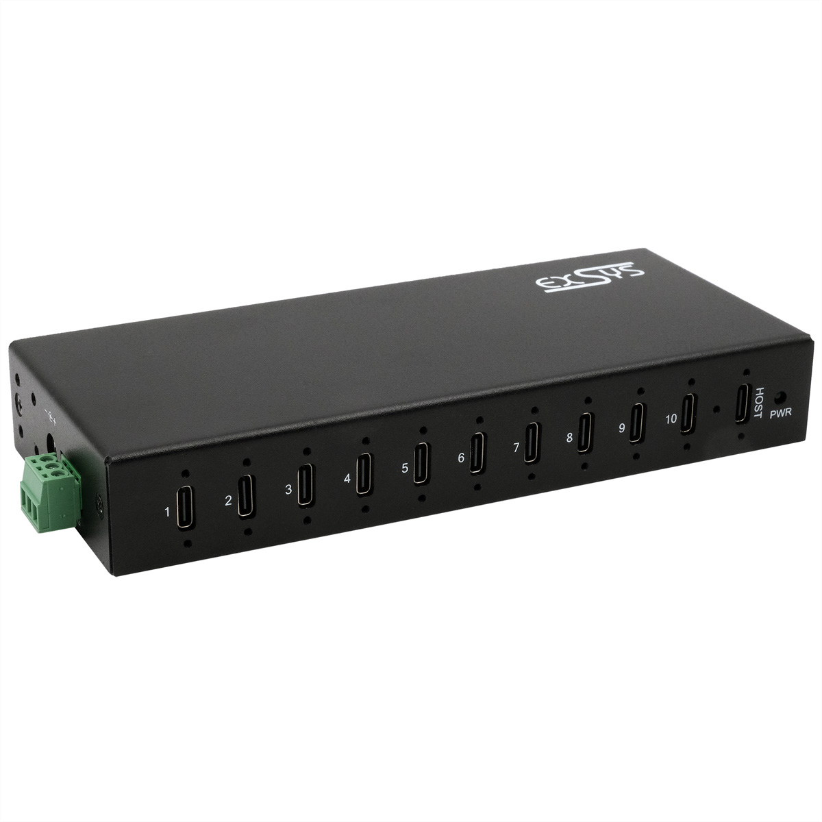 Exsys EX-12270HMS USB 3.2 Gen 2 HUB 10x C-Anschl�sse