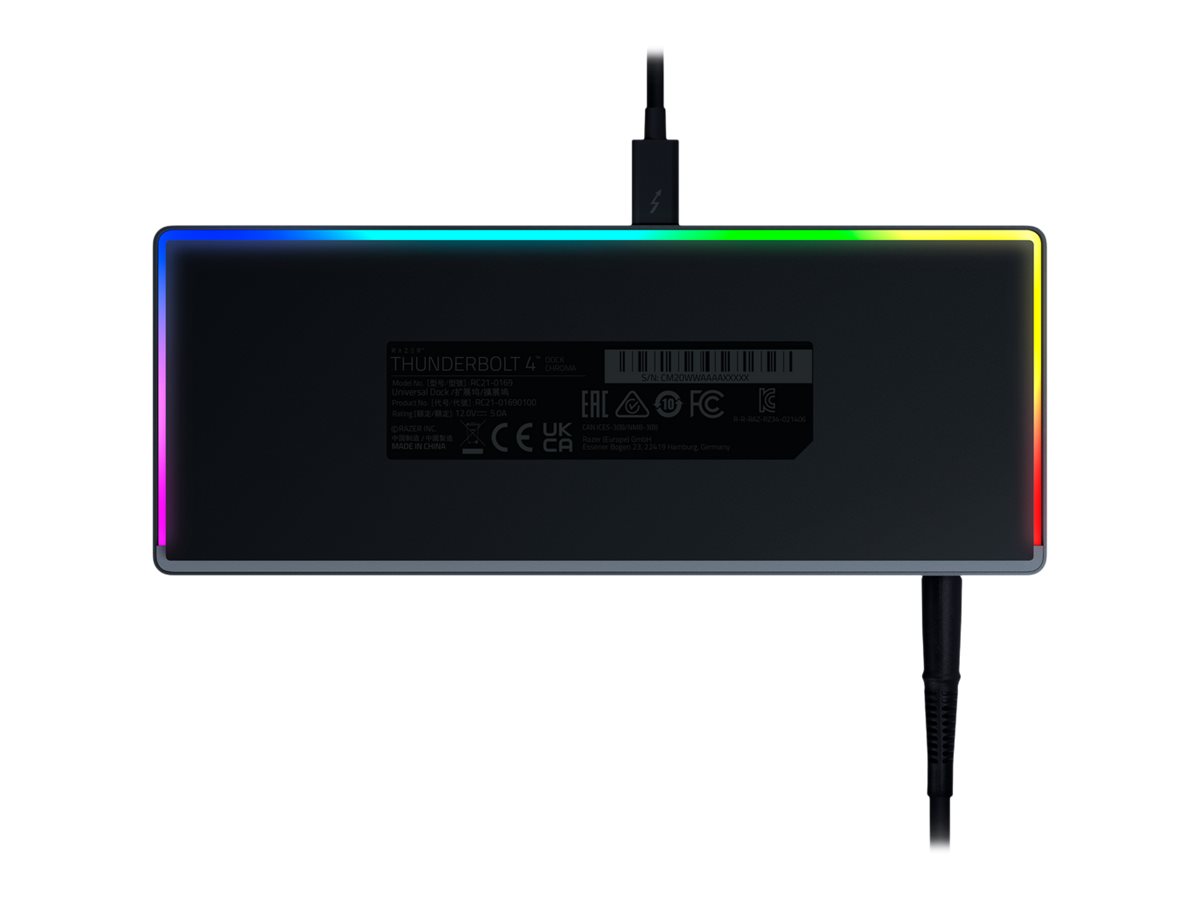 Razer Thunderbolt 4 Dock USB 3.2 Gen 2 (3.1 Gen 2) Type-C Noir