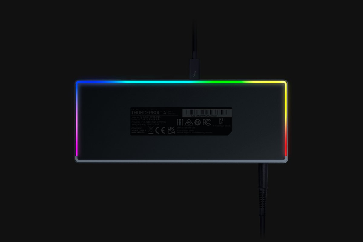 Razer Thunderbolt 4 Dock USB 3.2 Gen 2 (3.1 Gen 2) Type-C Noir