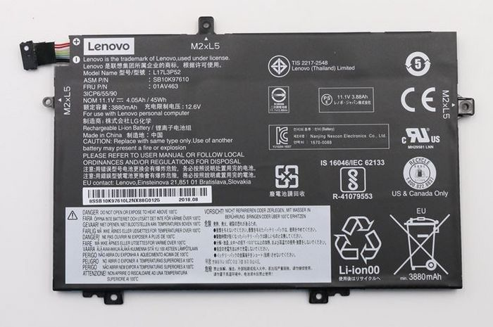 Lenovo 01AV463 composant de notebook supplmentaire Batterie