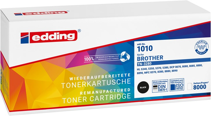 EDDING Toner 18-1010 wie Brother TN-3280 schwarz - Kompatibel - Tonereinheit