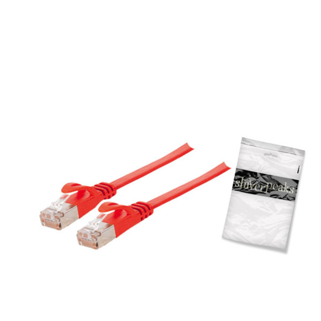 shiverpeaks BASIC-S, Cat7, 0.5m networking cable Red U/FTP (STP)