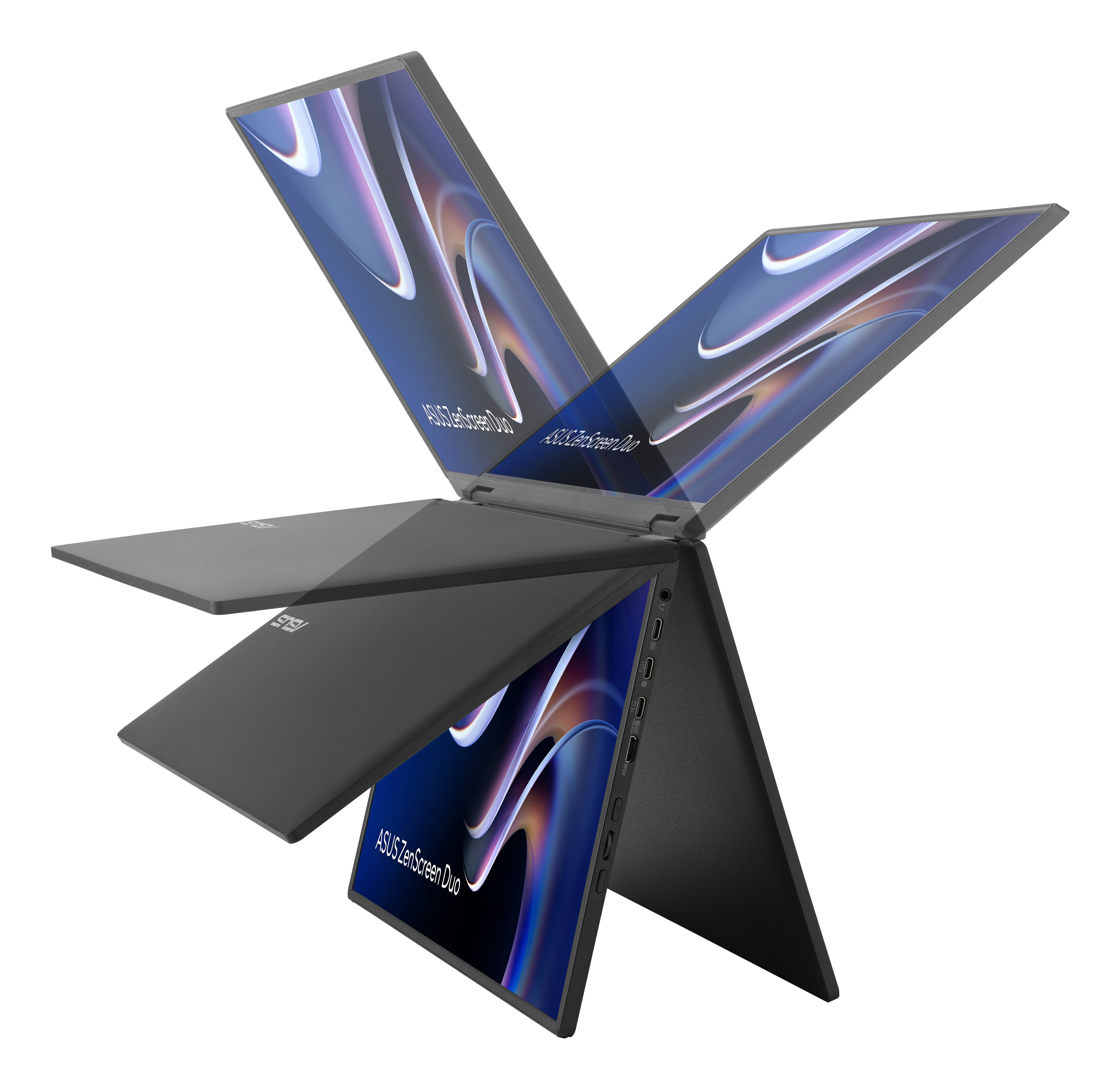 ASUS ZenScreen Duo MB14FCD - Dual-LCD-Monitor - 35.6 cm (14)