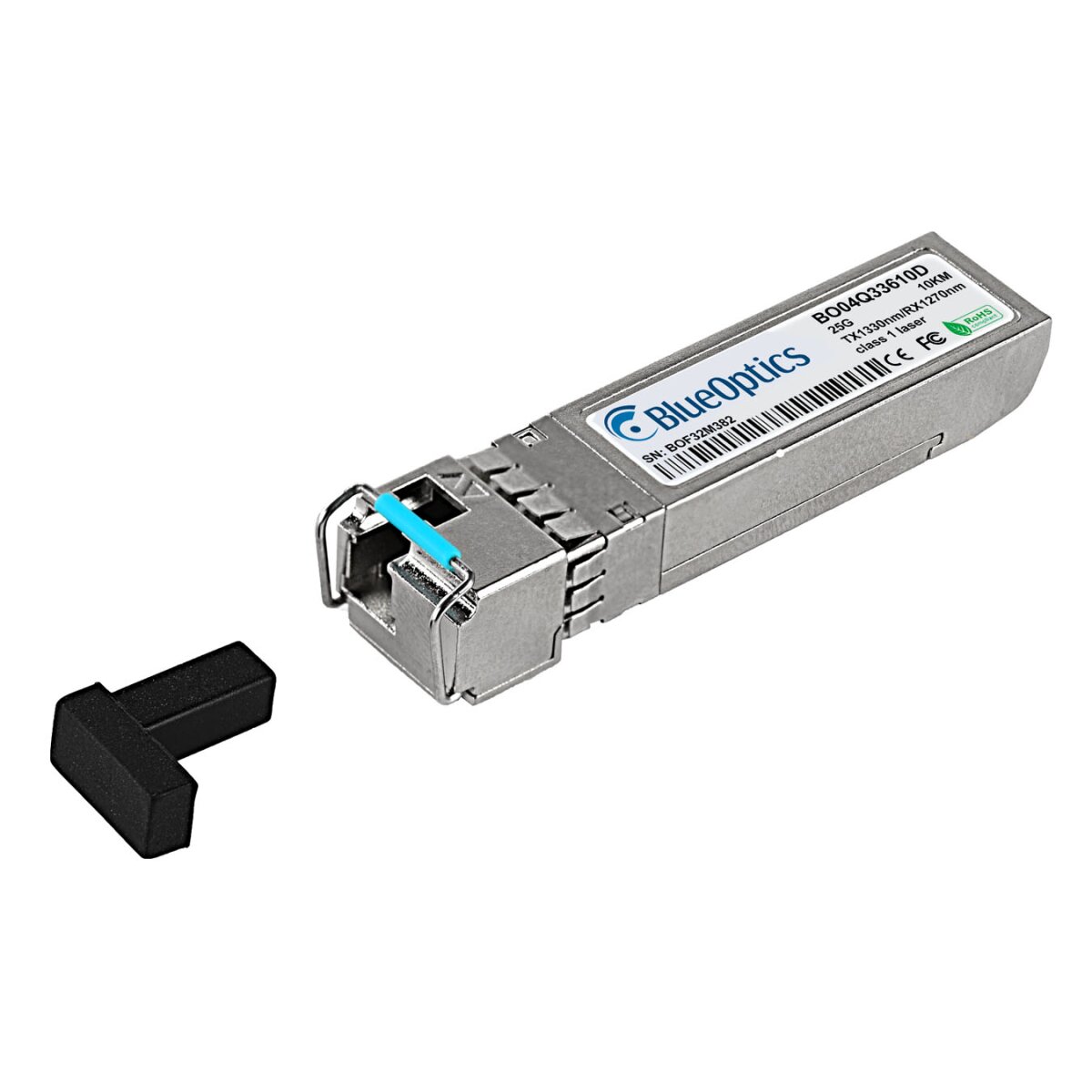 BlueOptics SFP28-25G-BX-D-10KM-AO-BO modulo del ricetrasmettitore di rete Fibra ottica 25000 Mbit/s
