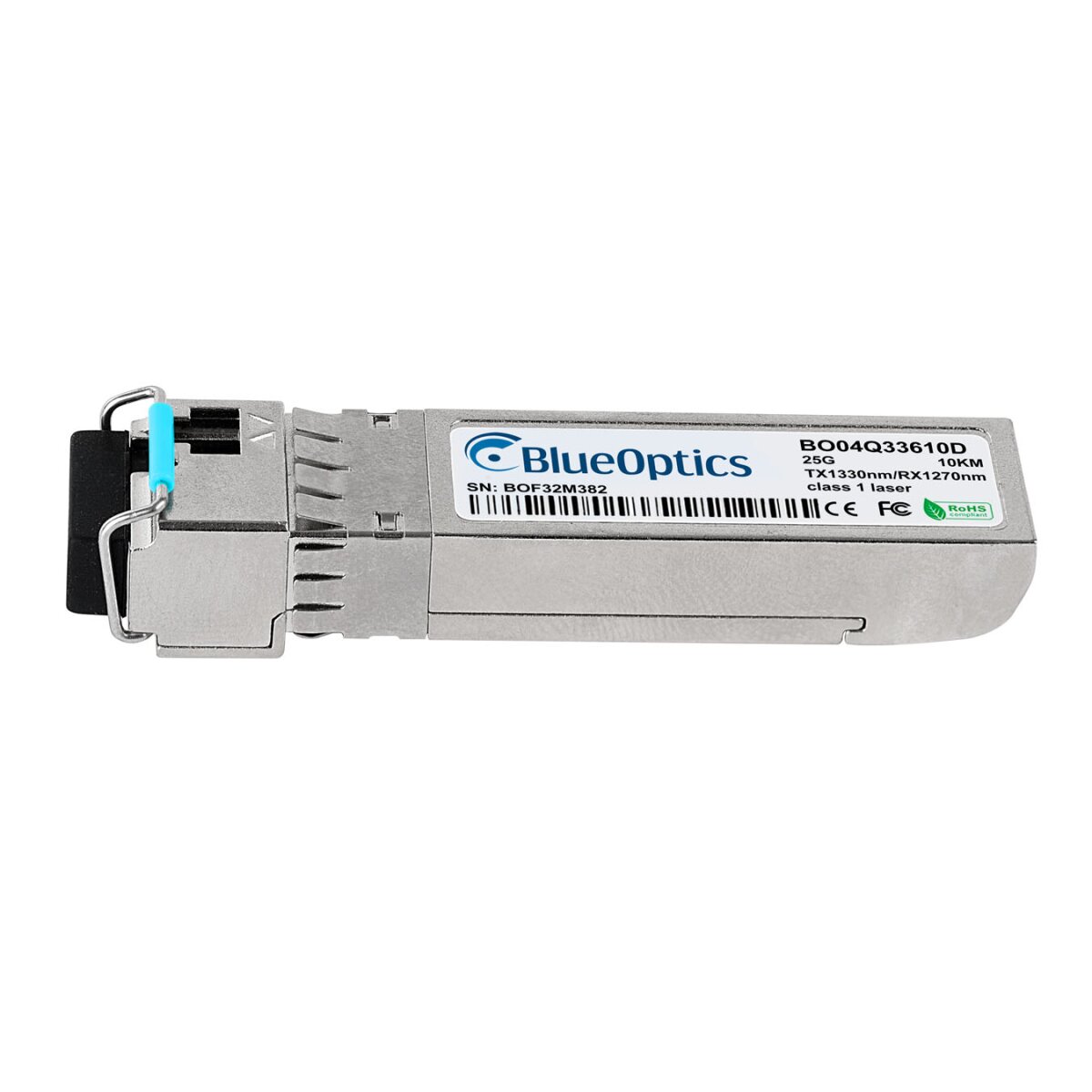 BlueOptics SFP28-25G-BX-D-10KM-AO-BO modulo del ricetrasmettitore di rete Fibra ottica 25000 Mbit/s