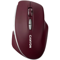 Canyon pel MW-21 BlueLED 7buttons Wireless Burgundy Raudona