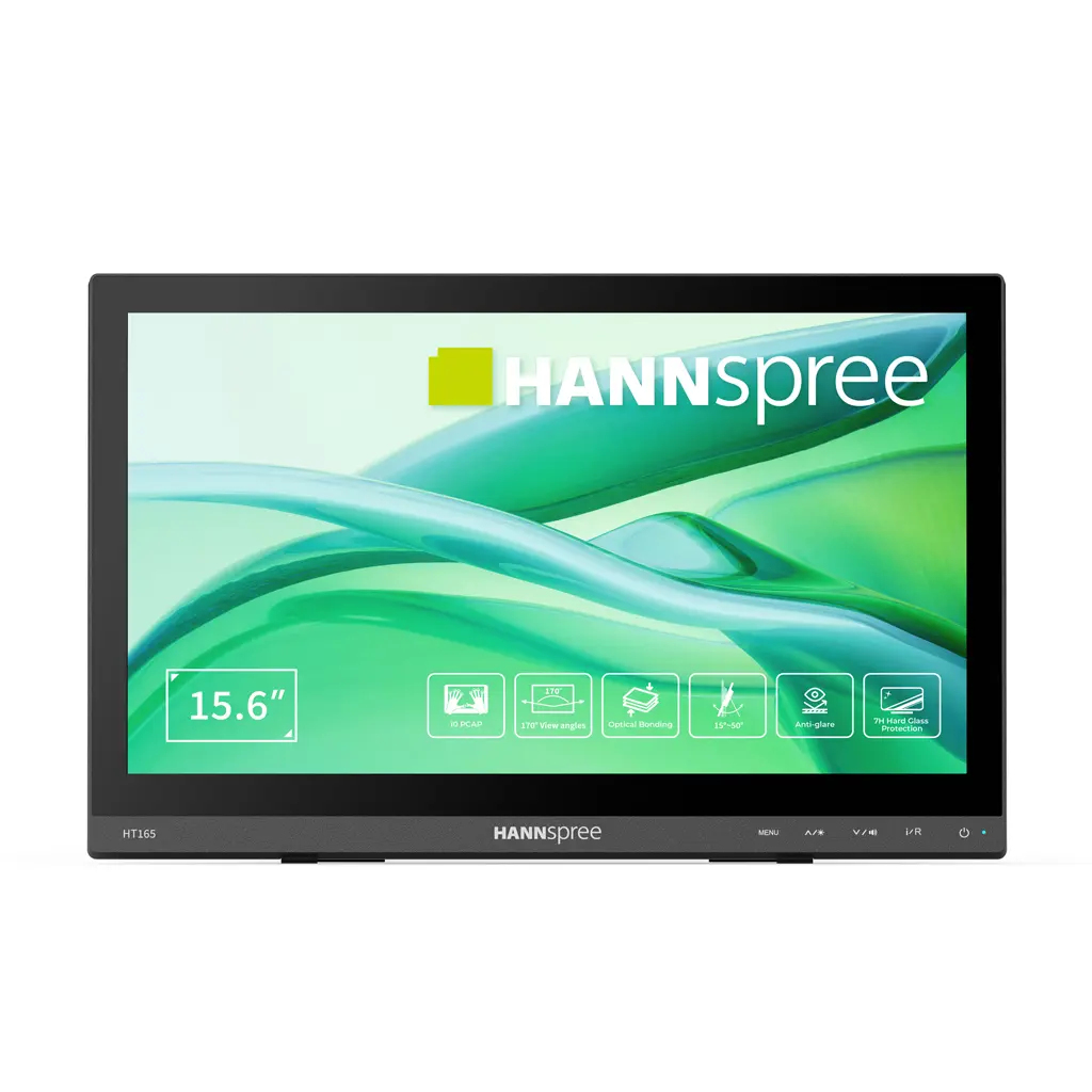 Hannspree HT165HPB pantalla para PC 39,6 cm (15.6) 1920 x 1080 Pixeles Full HD LCD Pantalla t�ctil Negro