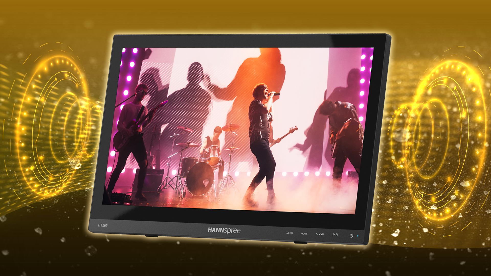 Hannspree HT165HPB pantalla para PC 39,6 cm (15.6) 1920 x 1080 Pixeles Full HD LCD Pantalla t�ctil Negro