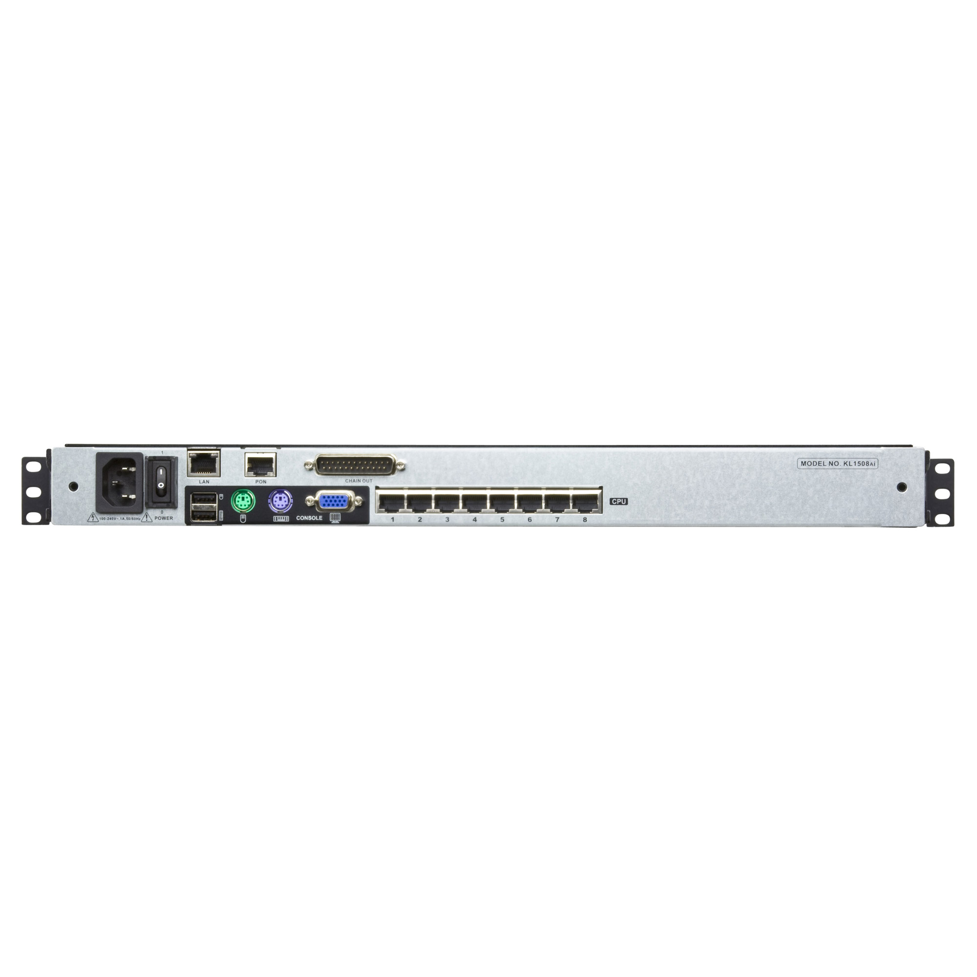 ATEN KL1508AiN US 48cm LCD IP-KVM 8-Port American Layout