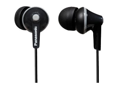 Panasonic RP-HJE125E-K couteur/casque couteurs Avec fil Ecouteurs Musique Noir