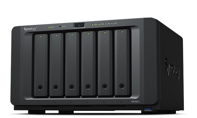Synology DiskStation DS1621+ NAS Tower Collegamento ethernet LAN Nero V1500B