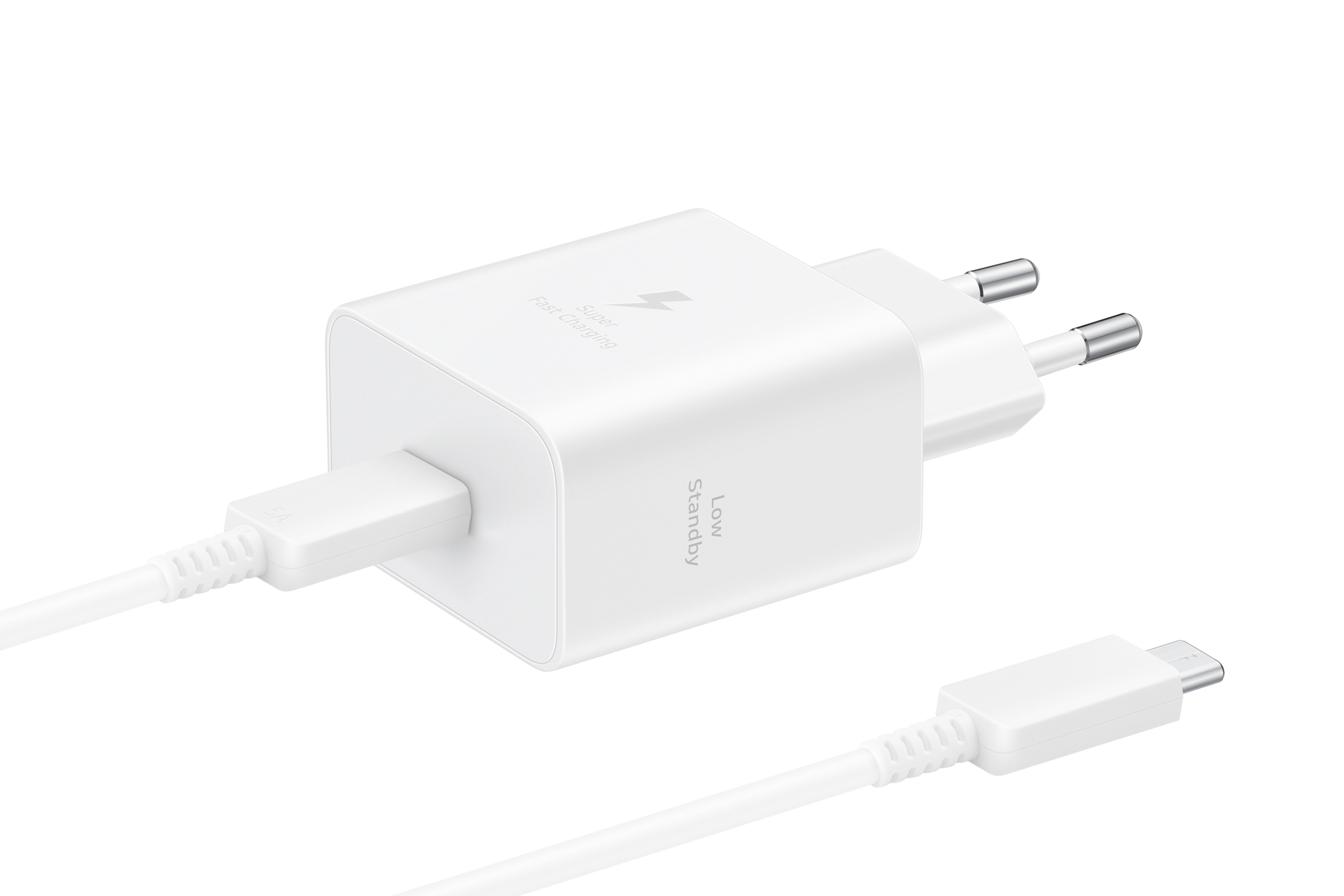 Samsung 45W Power Adapter+Cable White
