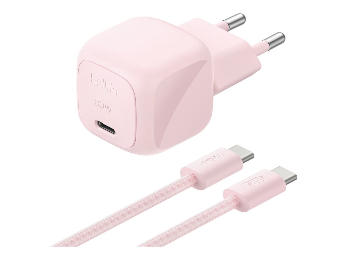 Belkin BoostCharge - Netzteil - kompakt - 30 watt - PD, Fast Charge (USB-C)