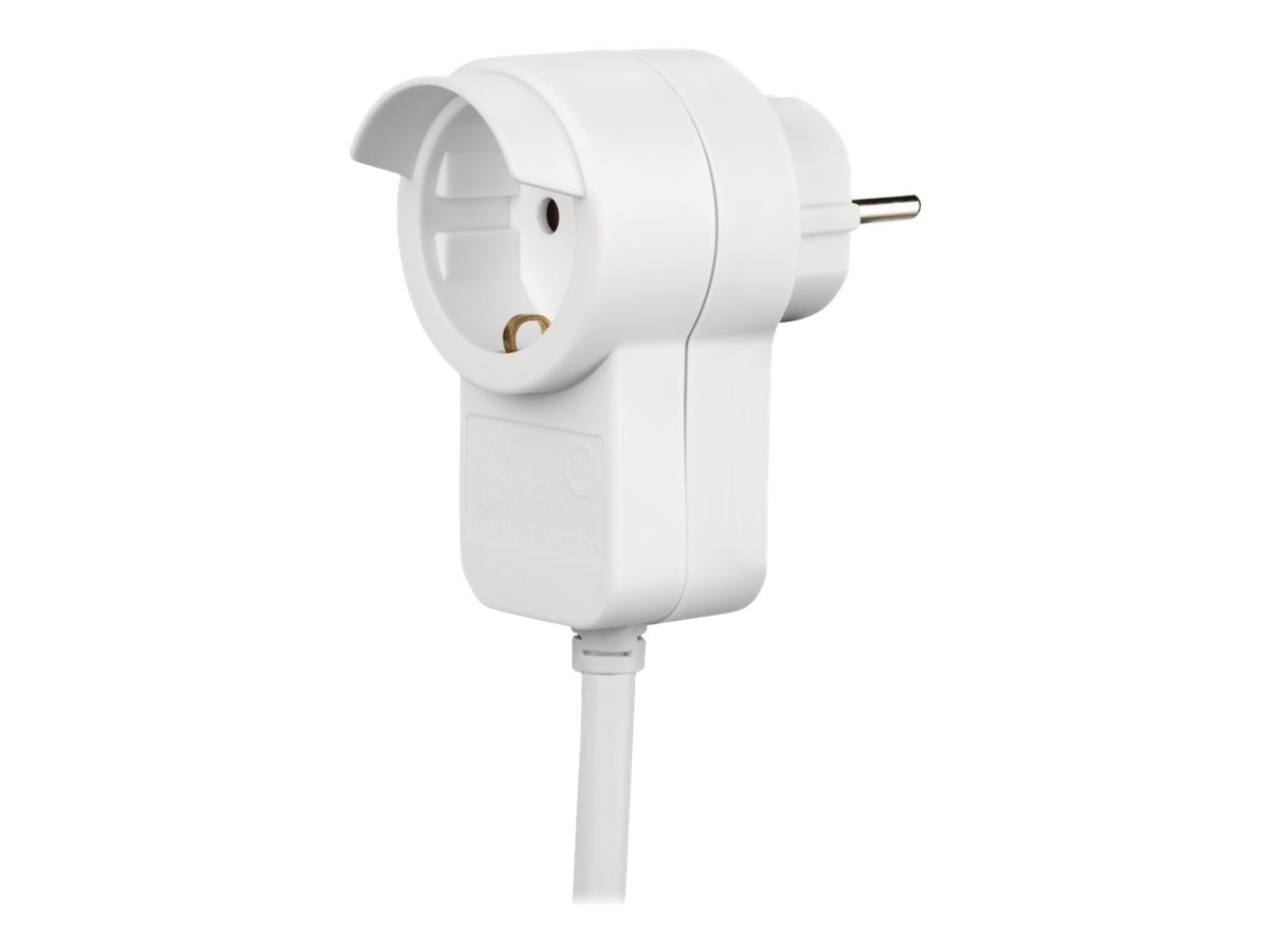 Hama Powerplug power extension 3 m 2 AC outlet(s) Indoor White