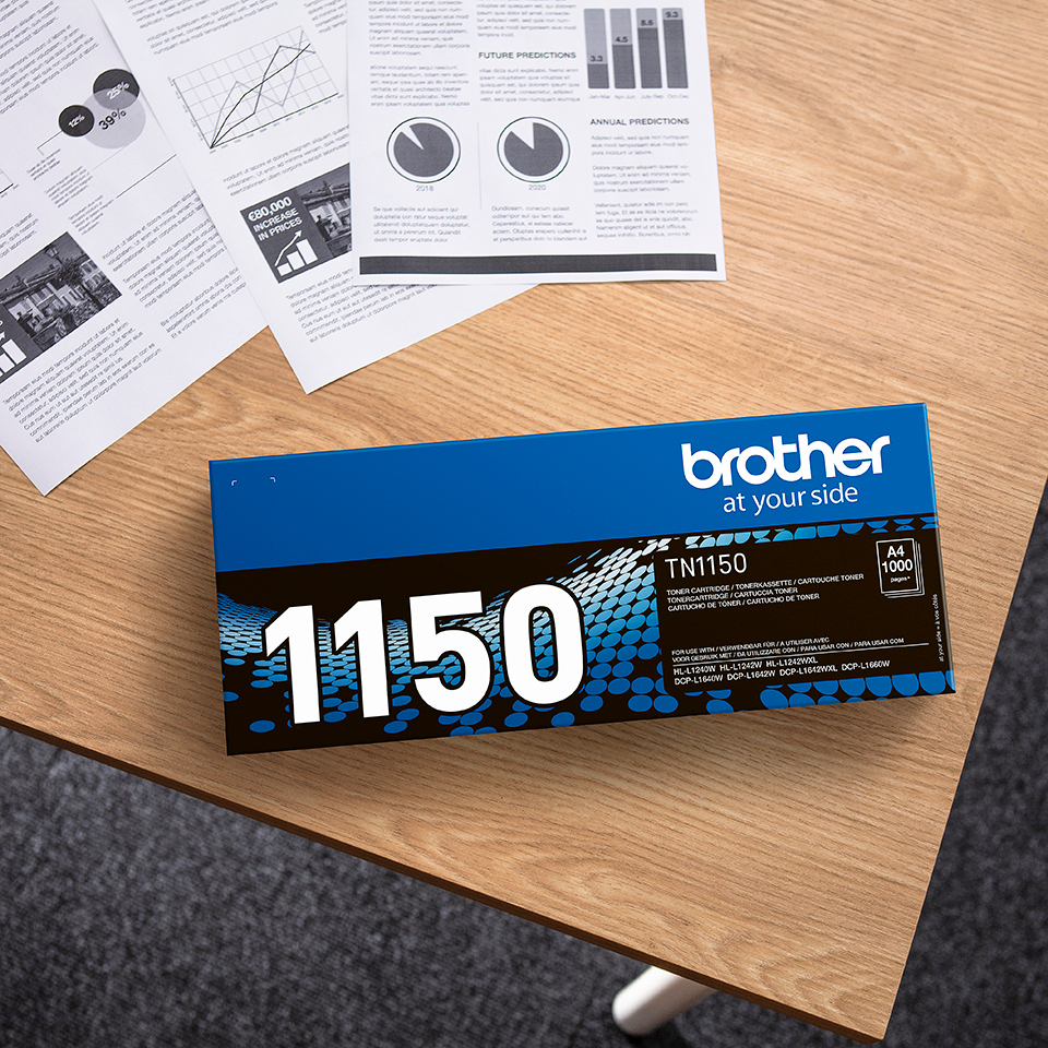 Brother TN-1150 cartucho de t�ner 1 pieza(s) Original Negro