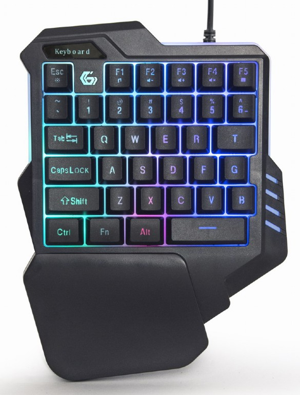 Gembird IVAR TWIN - Tastatur-und-Maus-Set - hintergrundbeleuchtet