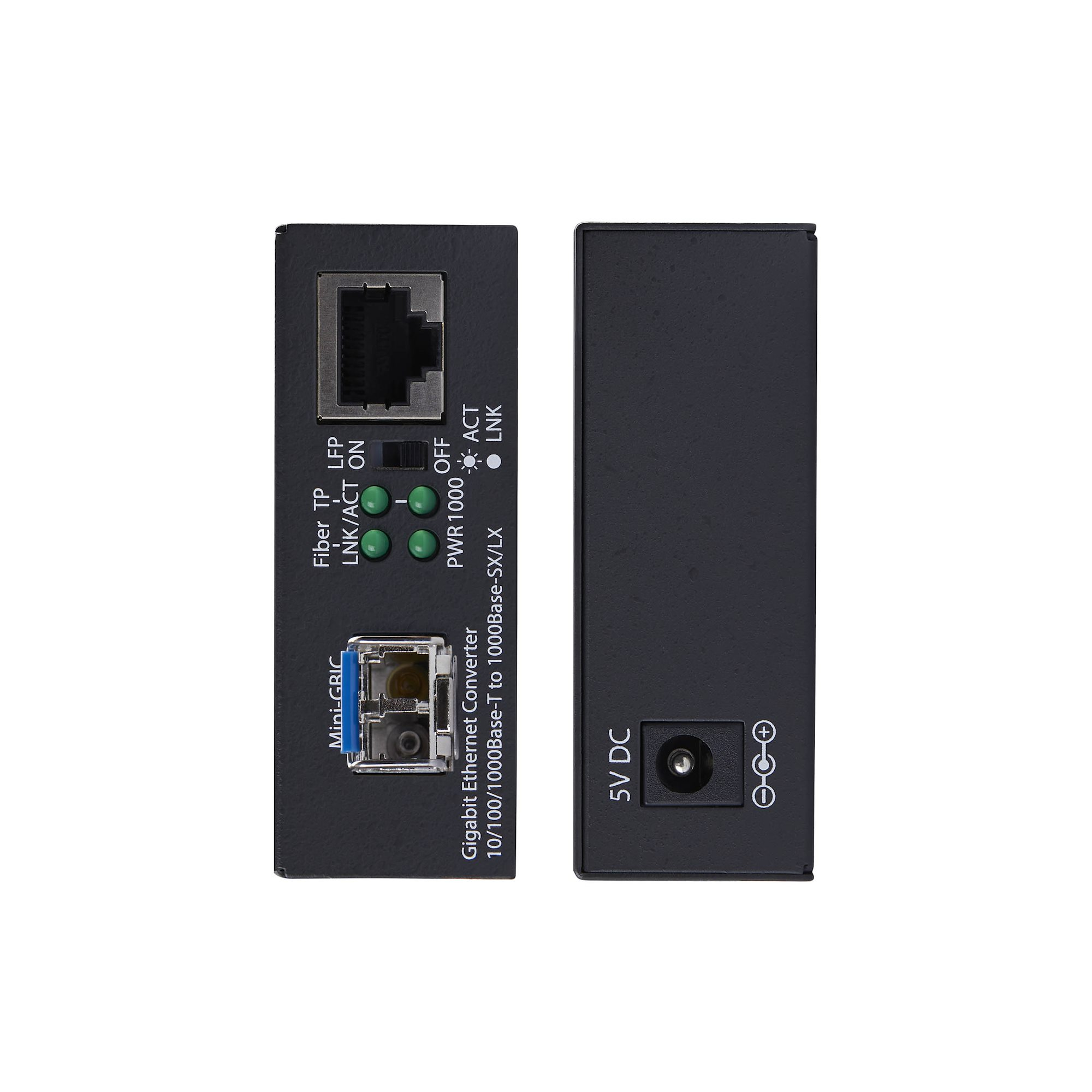 StarTech.com MCM1110SMLC20 convertitore multimediale di rete 2000 Mbit/s 1310 nm Modalit� singola Nero