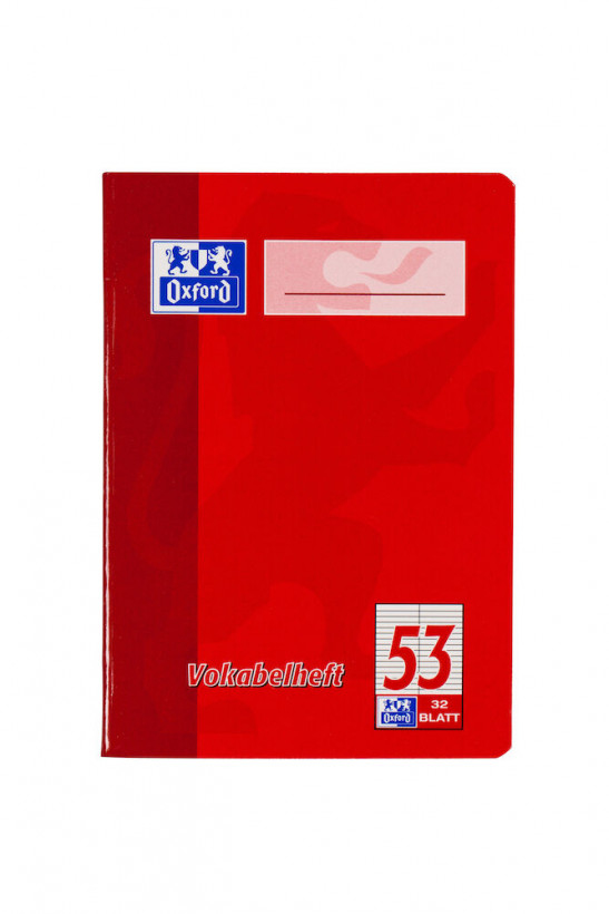 Oxford 100050336 writing notebook A4 Red