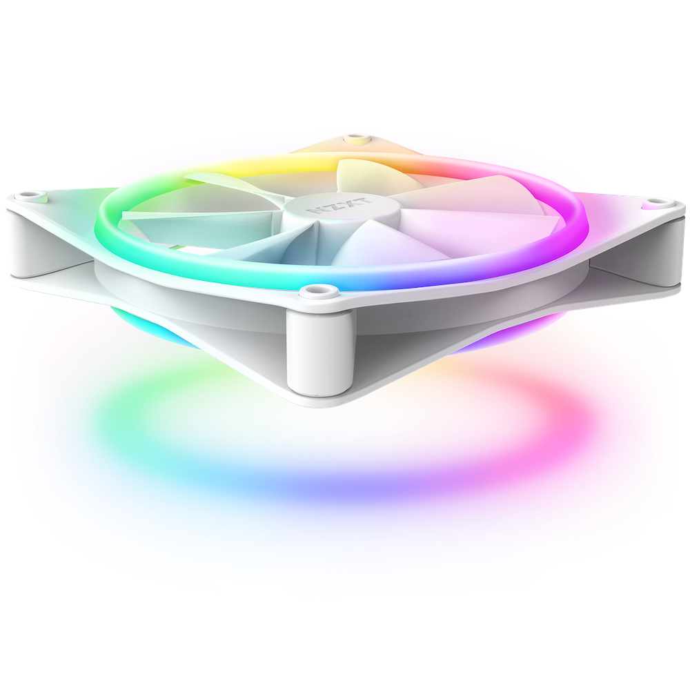 NZXT F140 RGB DUO Twin Pack Boitier PC Ventilateur 14 cm Blanc 2 pi�ce(s)