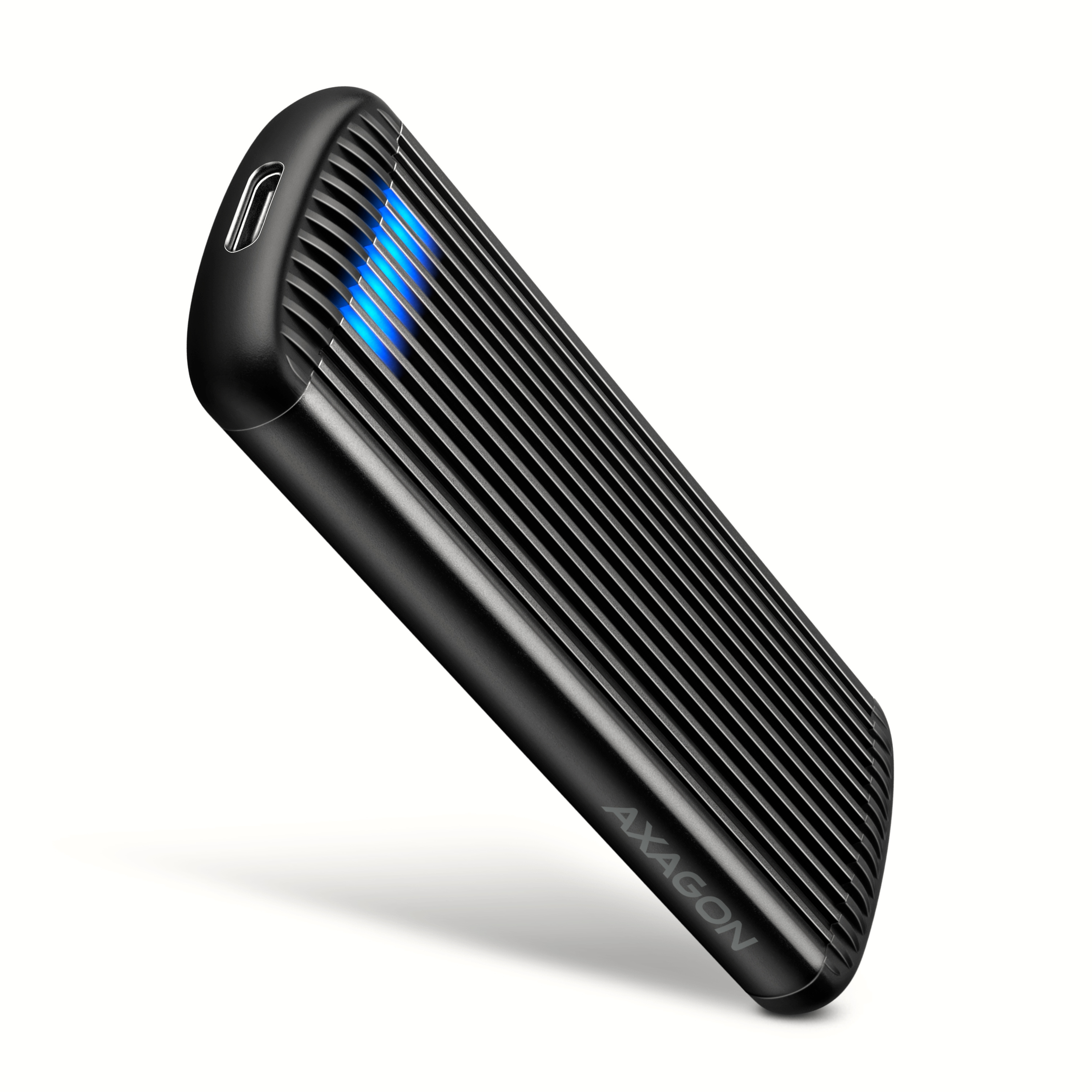 Axagon Caja externa para unidad de estado s�lido (SSD) Gris, Negro M.2