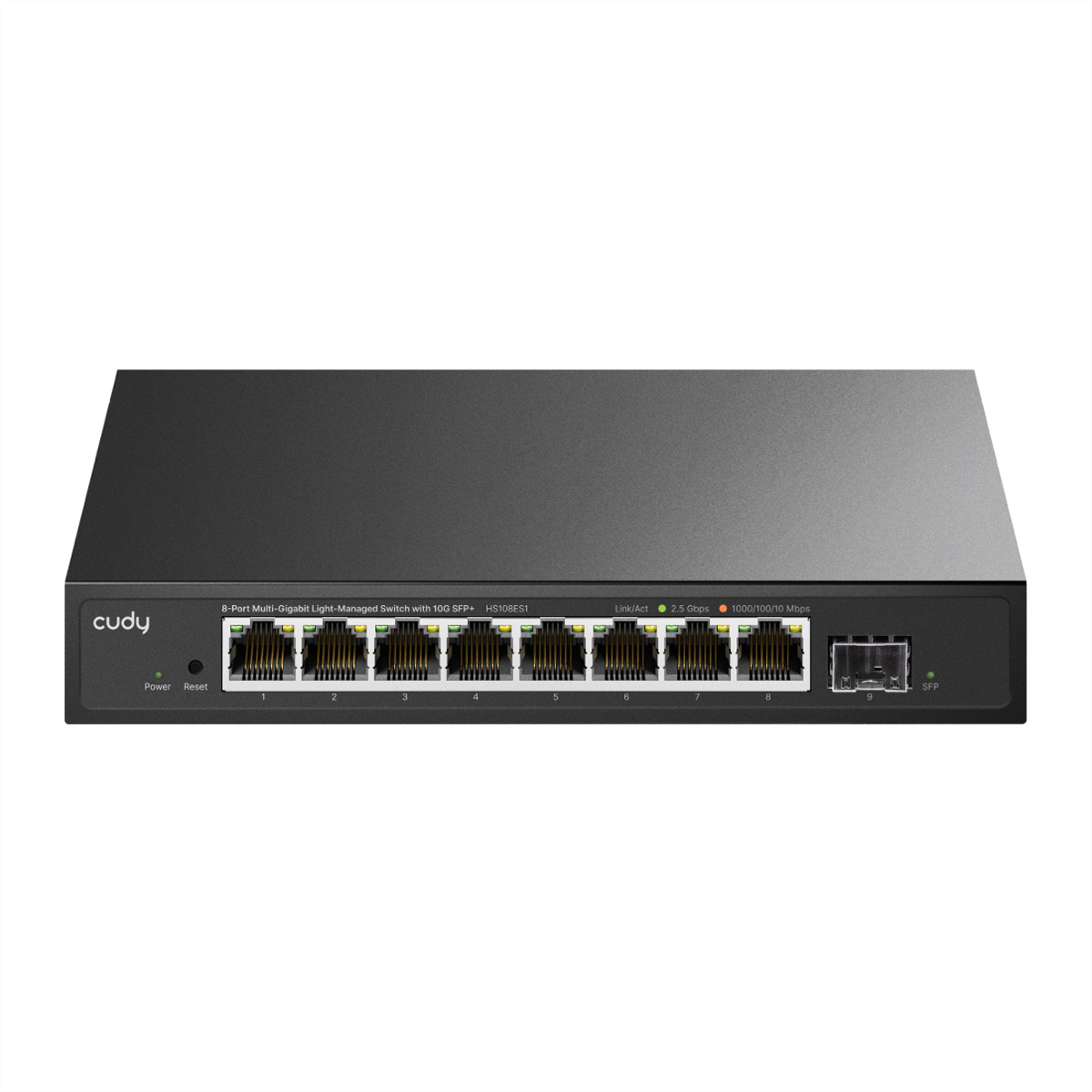 CUDY HS108ES1 2.5G Switch Light Managed mit 10G SFP+ - Switch - 8-Port