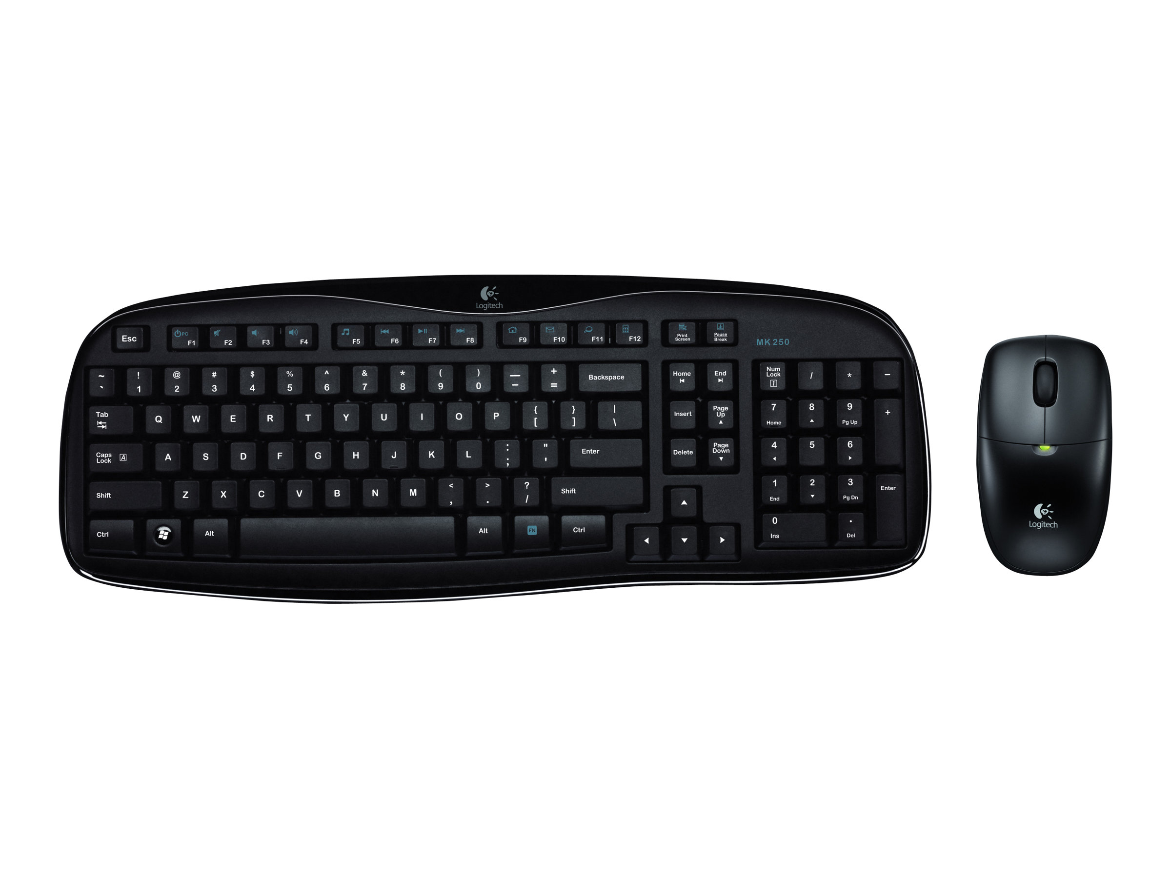 Logitech Wireless Desktop MK250 - Tastatur-und-Maus-Set