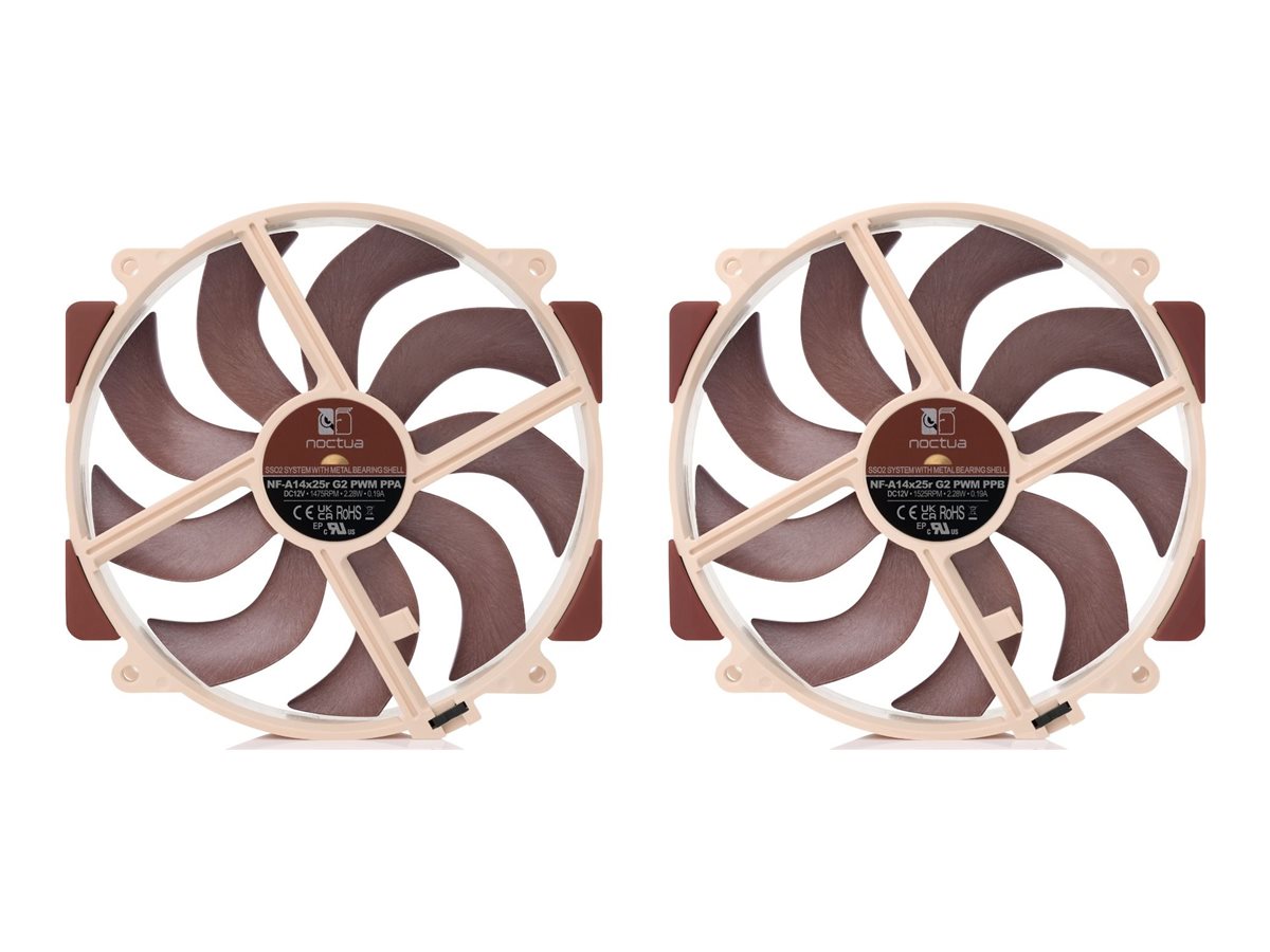Noctua NF-A14X25R G2 PWM SX2-PP sistema de refrigeraci�n para ordenador Carcasa del ordenador Ventilador 14 cm