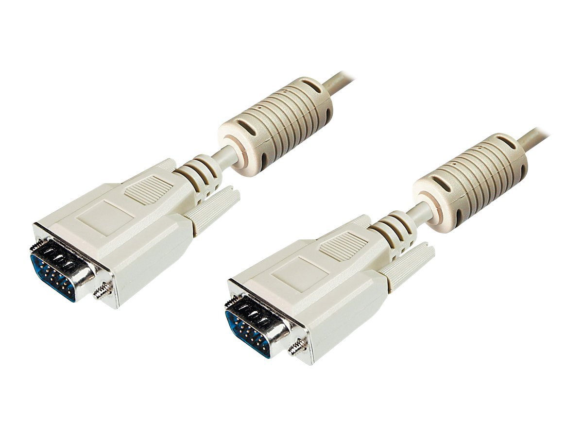 Digitus AK-310103-100-E cable VGA 10 m VGA (D-Sub) Beige