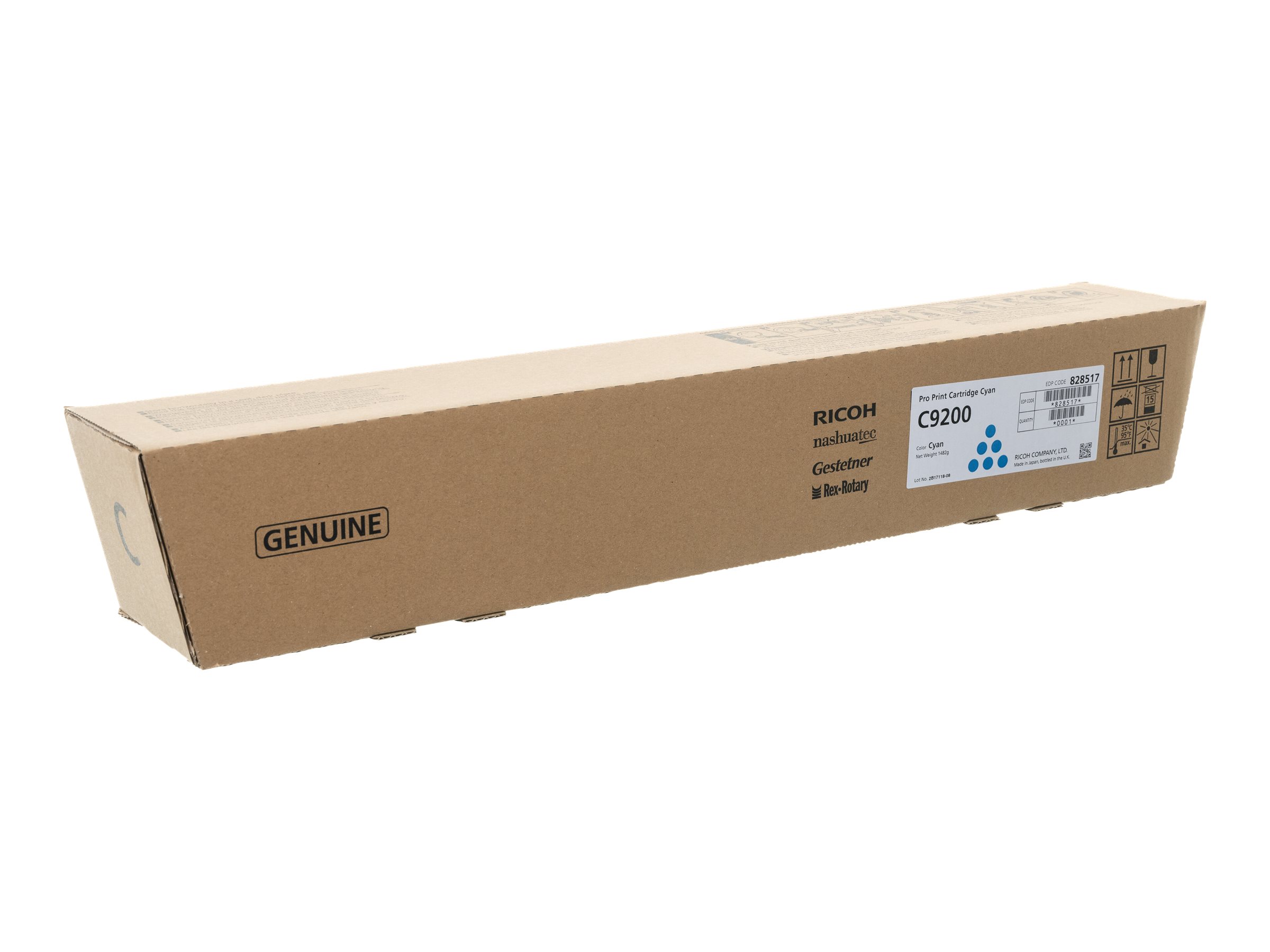 Ricoh 828517 cartucho de t�ner 1 pieza(s) Original Cian