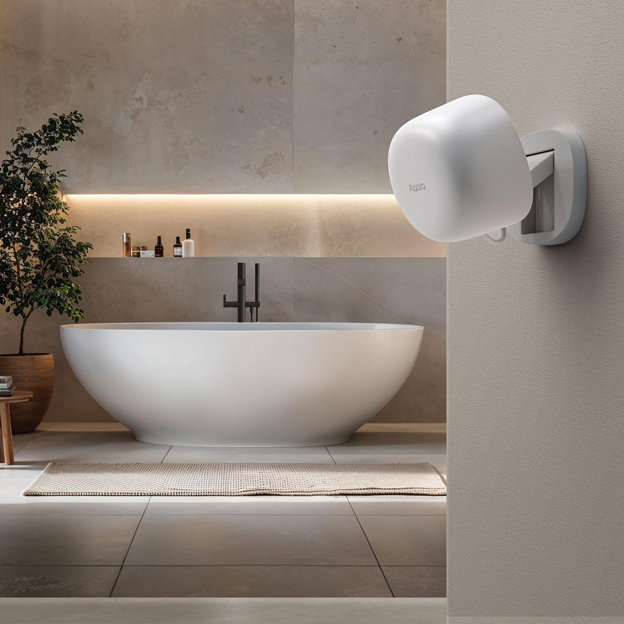Aqara PS-S03D detector de movimiento Sensor infrarrojo pasivo (PIR) Inal�mbrico Techo/pared Blanco