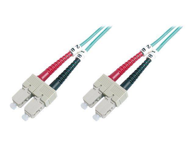 Digitus Cable de conexin de fibra ptica multimode OM 3, SC/SC
