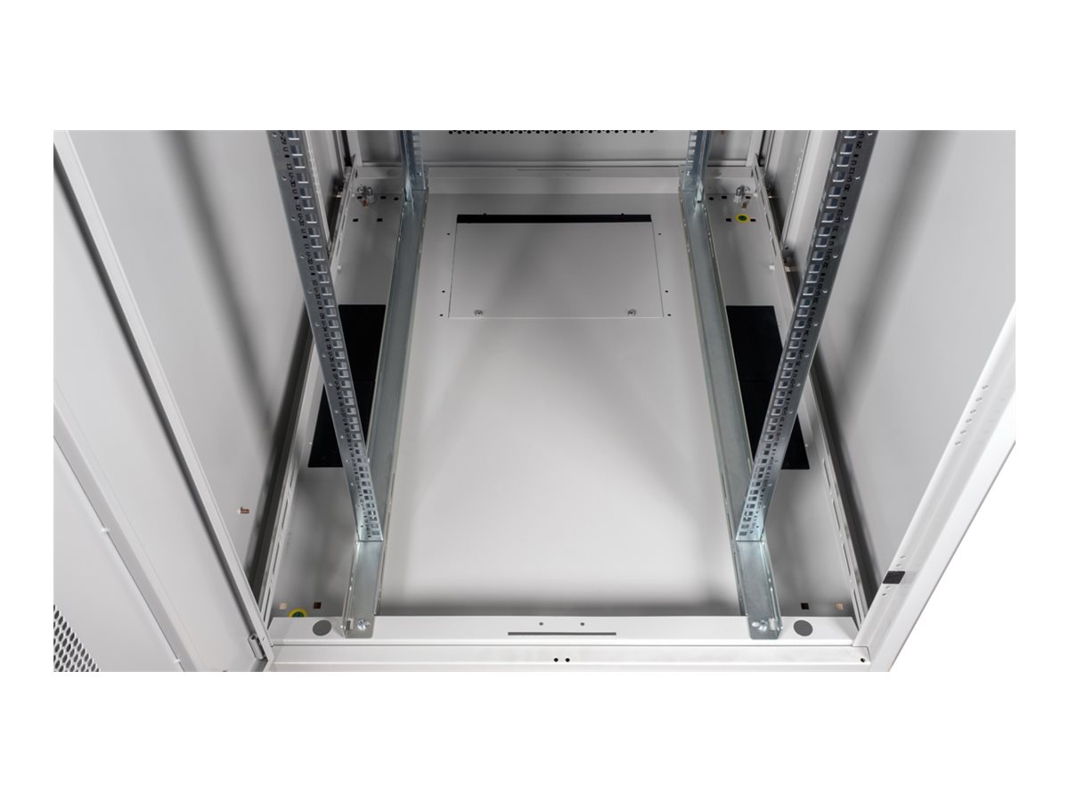 ROLINE Basic - Schrank Netzwerkschrank - perforierte T�r, 800x1000 BxT - RAL 7035, Hellgrau - 42HE - 48.3 cm (19)