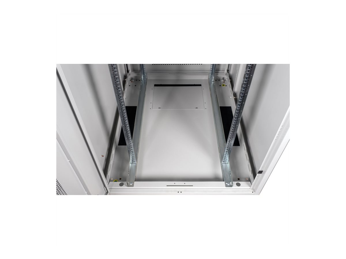 ROLINE Basic - Schrank Netzwerkschrank - perforierte T�r, 800x1000 BxT - RAL 7035, Hellgrau - 42HE - 48.3 cm (19)