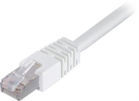 Deltaco STP-625V - 25 m - Cat6 - F/UTP (FTP) - RJ-45 - RJ-45 - Wei