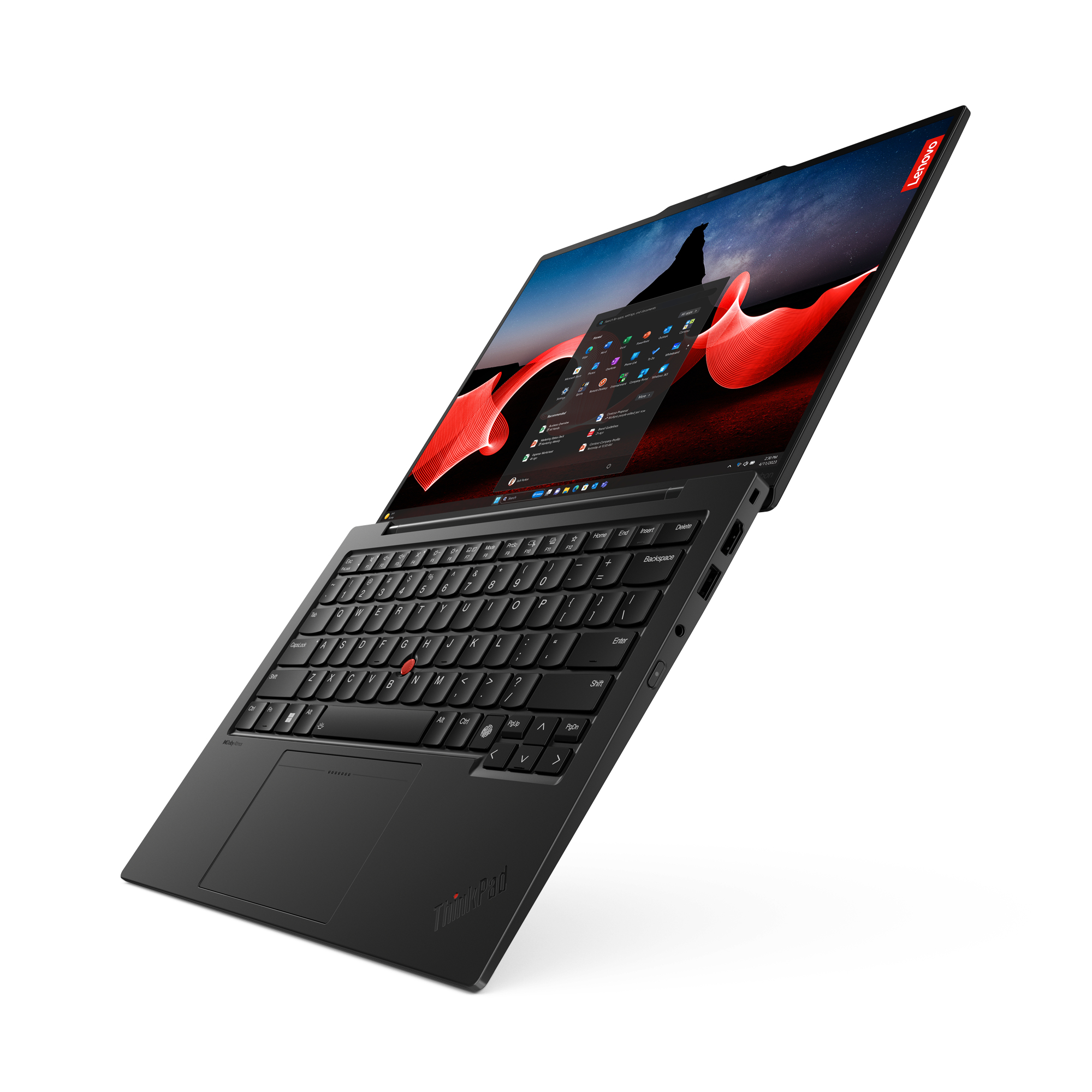 Lenovo ThinkPad X1 Carbon Intel Core Ultra 5 125U Computer portatile 35,6 cm (14) WUXGA 32 GB LPDDR5x-SDRAM 1 TB SSD Wi-Fi 6E (802.11ax) Windows 11 Pro Nero