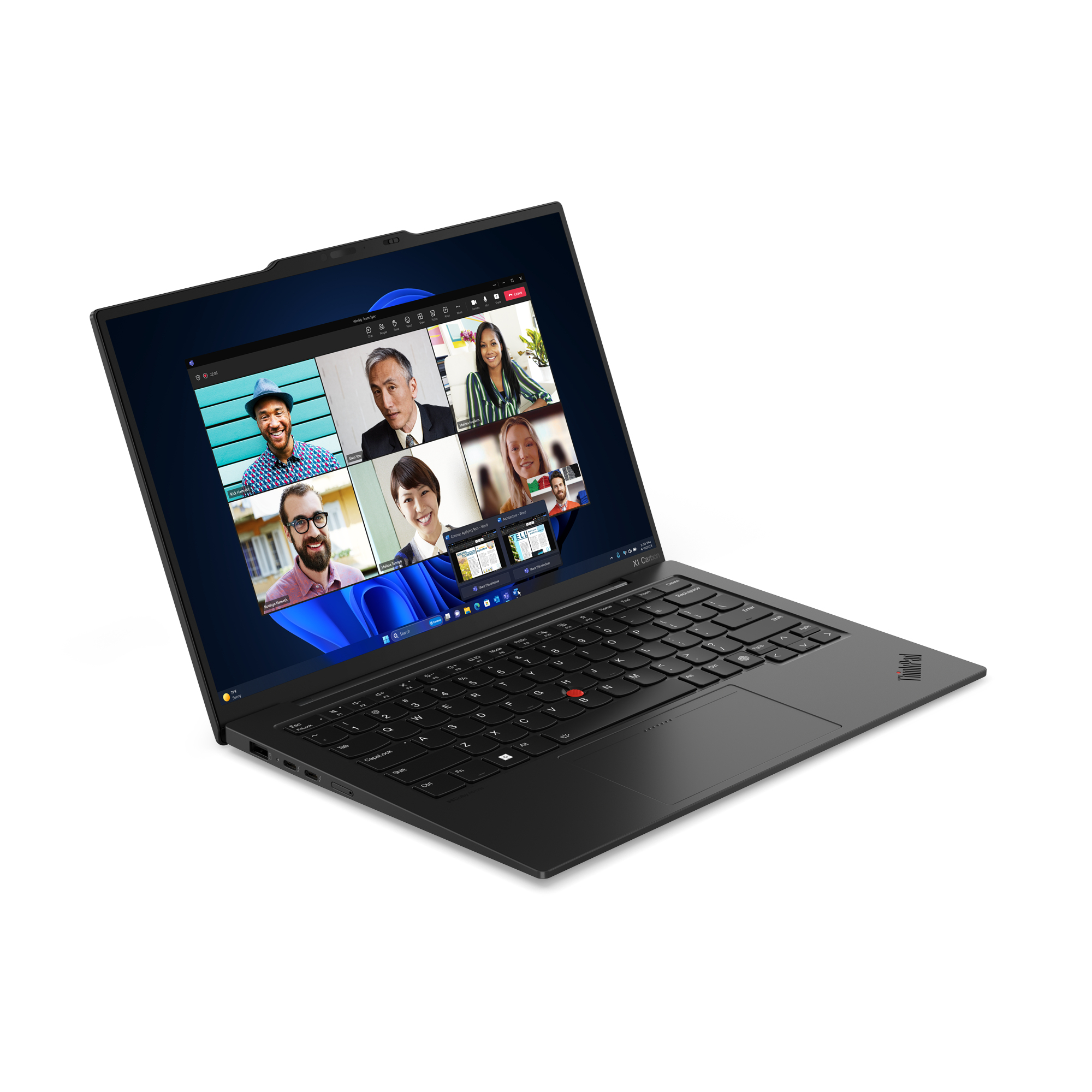Lenovo ThinkPad X1 Carbon Intel Core Ultra 5 125U Computer portatile 35,6 cm (14) WUXGA 32 GB LPDDR5x-SDRAM 1 TB SSD Wi-Fi 6E (802.11ax) Windows 11 Pro Nero
