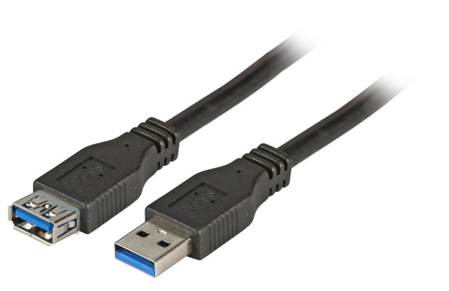 EFB Elektronik K5268SW.3 USB cable 3 m USB 3.2 Gen 1 (3.1 Gen 1) USB A Black