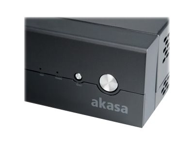Akasa Crypto Vesa - SFF - Mini-ITX - Netzteil 80 Watt (ATX12V)