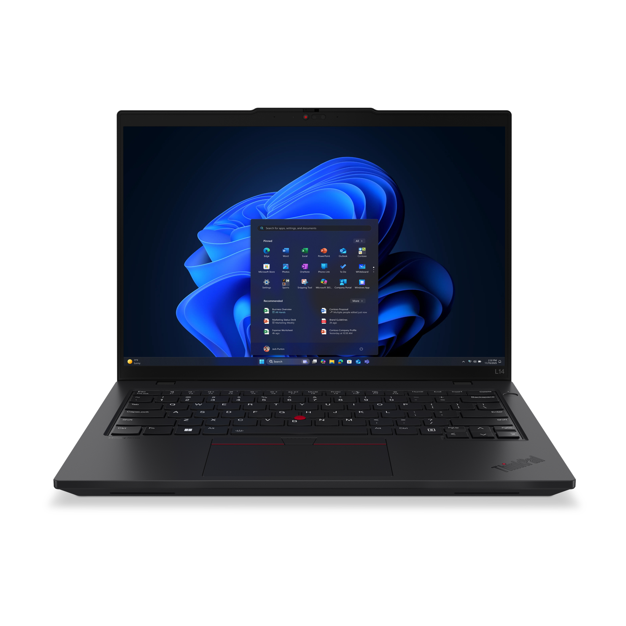 Lenovo ThinkPad 21S6005JGE ordenador portatil Intel Core Ultra 7 255U Port�til 35,6 cm (14) WUXGA 32 GB DDR5-SDRAM 1 TB SSD Wi-Fi 6E (802.11ax) Windows 11 Pro Italiano Negro