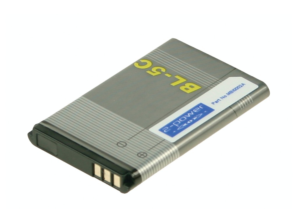 2-power MBI0002A Handy-Ersatzteil Batterie/Akku Grau