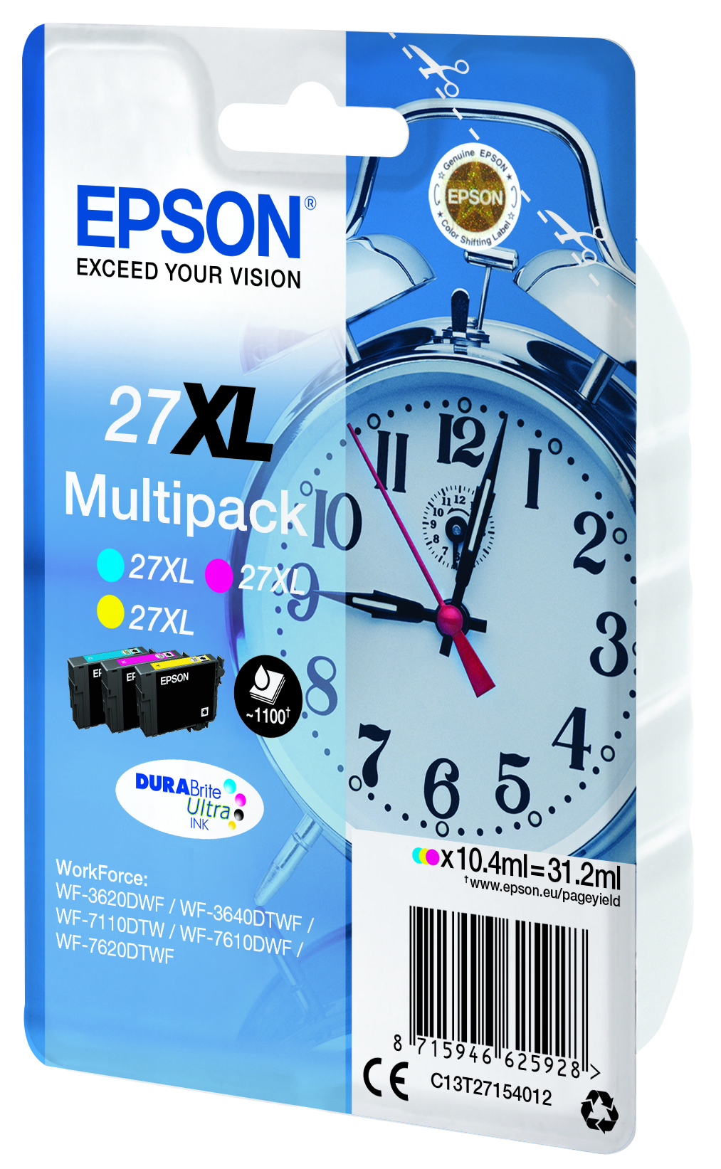 Epson 27XL Multipack - 3er-Pack - 31.2 ml - XL