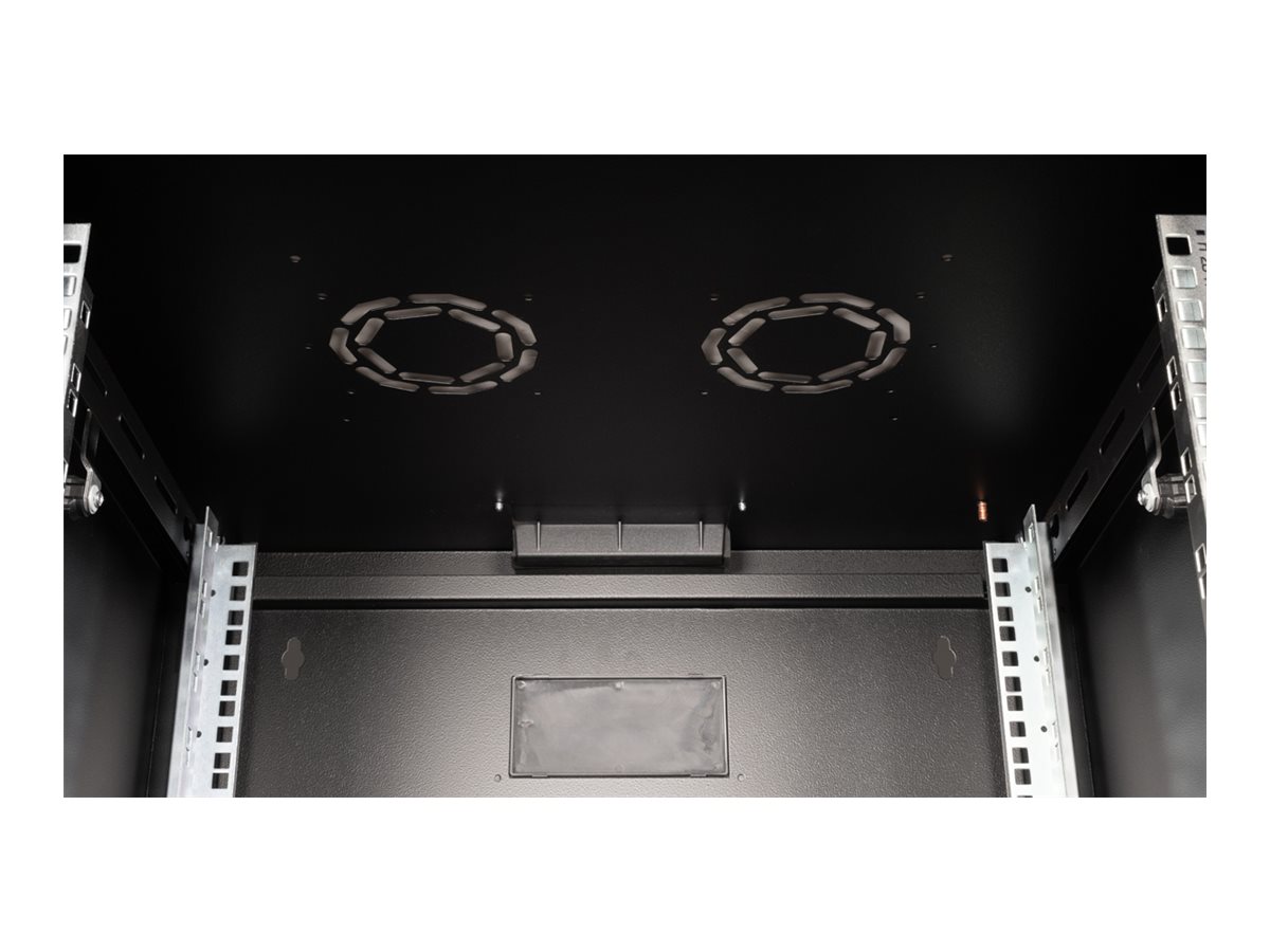 ROLINE 26.21.0171 armario rack 7U Bastidor de pared Negro