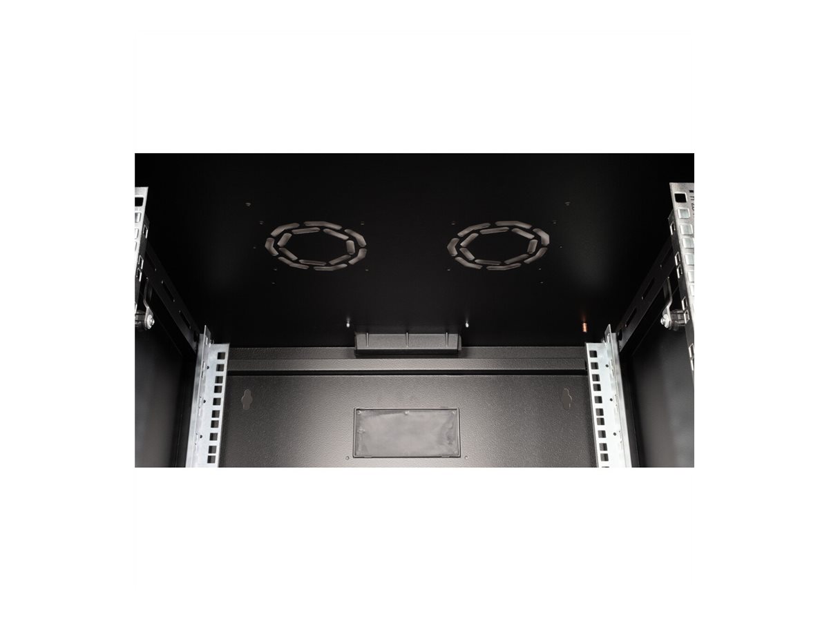 ROLINE 26.21.0171 armario rack 7U Bastidor de pared Negro